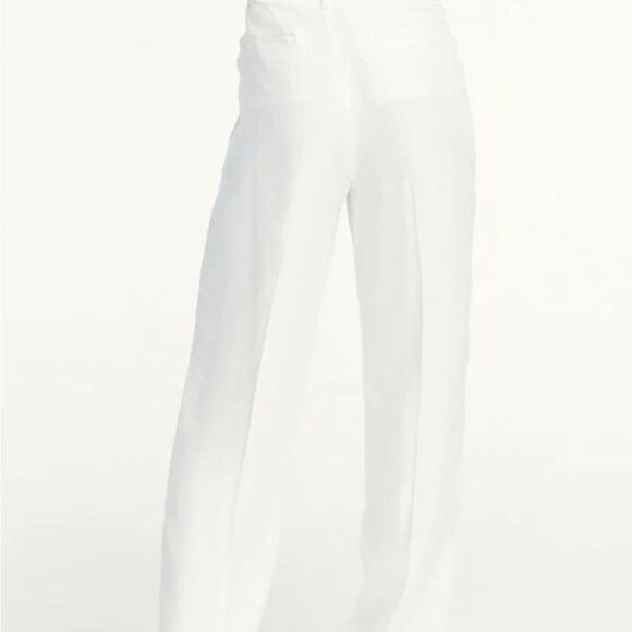 J. Crew Cupro Blend Women's Trouser in Ivory B1237 Size 6 - Picture 2 of 16